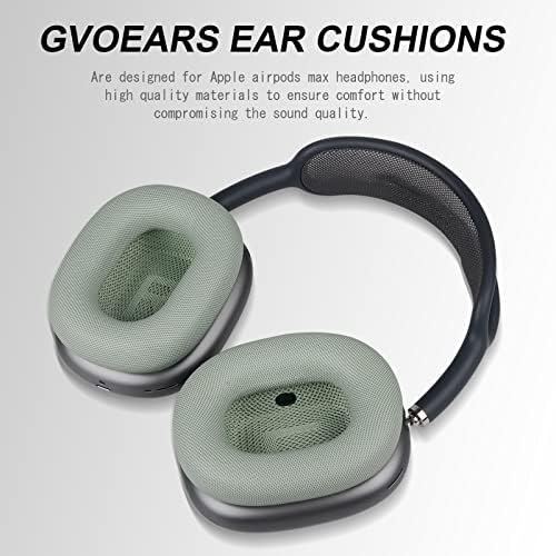 כריות אוזניים להחלפת פרימיום עבור Apple AirPods אוזניות מקסימום, זיכרון עור חלבון קצף אוזניים עם בידוד רעש מעולה