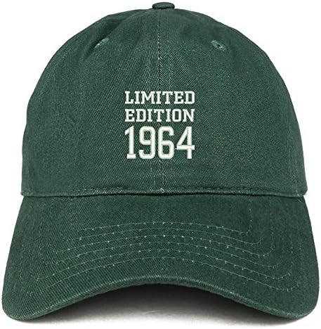 טרנדי הלבשה חנות מהדורה מוגבלת 1964 רקום מתנת יום הולדת מוברש כותנה כובע
