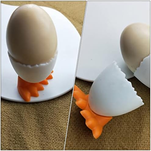 טנדיקוקו ביצת כוס 8 יחידות ביצת כוסות ביצת מחזיקי ביצה מייצג קשה & מגבר; רך מבושל ביצה קשה ביצה מחזיק