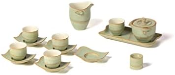 ZSEDP מתנה שימושית סט שלם של סט תה סט תה קרמיקה סט קרמיקה סט תה נייד