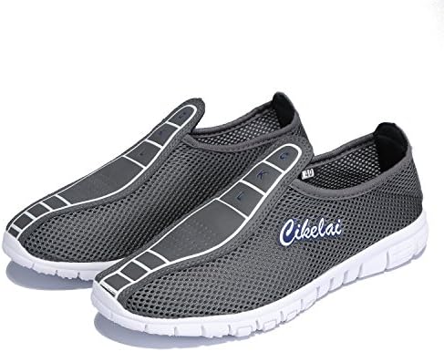 Cikelai קל משקל נושם ספורט ספורט נעלי ריצה חיצוניות בהליכה נעלי גברים ללא החלקה אפור