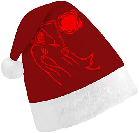 ספוקי אפוקליפסה שד חג המולד כובע סנטה כובע מצחיק חג המולד כובעי חג מסיבת כובעי עבור נשים / גברים