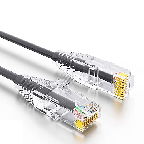 Dcezaein 15 ft Cat -6 Gigabit Ethernet Patch כבל אינטרנט, Cat6 כבל תיקון אתרנט - רשת LAN רשת אינטרנט - RJ45,