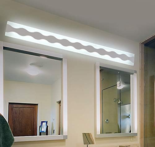$ הוביל יהירות אור מראה מול אור יצירתי עיצוב הוביל אקריליק אמבטיה קיר מנורת ו 40-120 ס מ,מראה אור