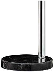 פוסיני אירו עיצוב אלגרה אמצע המאה מודרני קשת רצפת מנורת עץ 5-אור 88 גבוה כרום שחור בסיס שיש קריסטל כדור גוונים