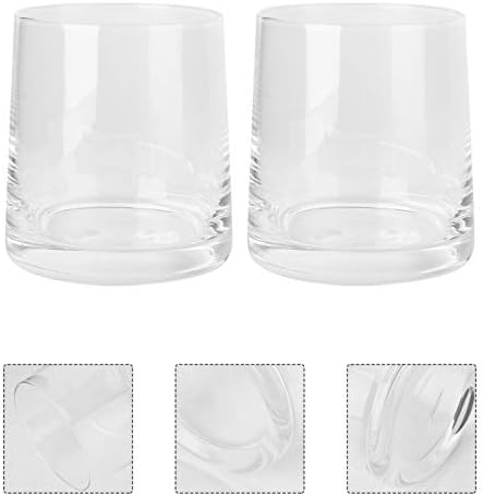 Bestoyard כוסות צלולות כוסות ויסקי זכוכית קריסטל סלעים מעוותים כוסות קוקטיילים קוקטיילים כוסות שתייה כוסות כלי זכוכית