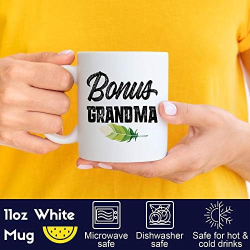 סבתא ספל אמא יום כוס - בונוס סבתא חולצה מצחיק אמא של יום צעד סבתא מתנה 11 עוז ספלי כוסות