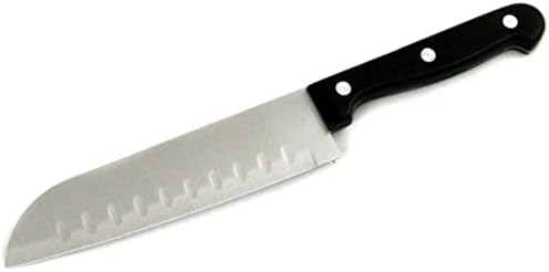 Chef Craft Select Santoku סכין, להב 6.25 אינץ 'באורך 14 אינץ', נירוסטה/שחור