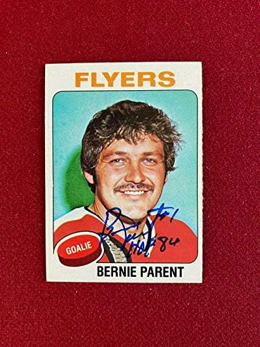 1975, הורה ברני, חתימה על פליירים של כרטיסי מסחר INS - כרטיסי חתימה הוקי הוקי