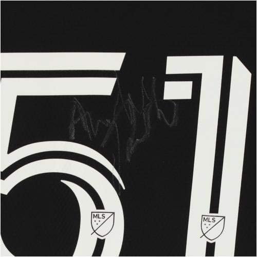 אנדרו פוטנה ריאל סולט לייק חתימה על חתימה משומשת 51 ג'רזי שחור מעונת MLS 2020 - גופיות כדורגל עם חתימה