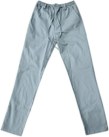 למכנסיים מזדמנים יש רצועת מותניים אלסטית וזבוב רוכסן עם משיכה פנימית מתכווננת להתאמה אישית עבור Men Memory Boy