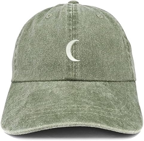 טרנדי הלבשה חנות סהר ירח רקום שטף כותנה מתכוונן כובע