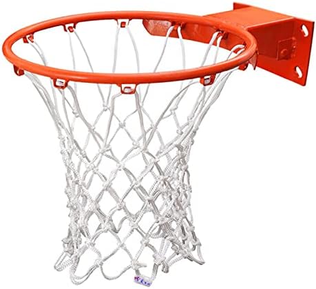 כדורסל נטו החלפת סטנדרטי חישוק ספורט חוט שפת רשת 12 לולאה 5 ממ ניילון לבן