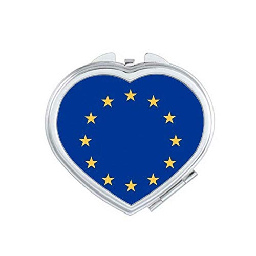דגל לאומי של האיחוד האירופי אירופה אירופה מראה מגדלת נסיעות איפור כיס כף יד נייד