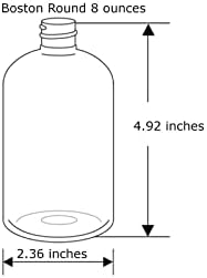 בקבוקי שמפו ריקים- 8 גרם- 3 מתקן משאבות חבילות לג'ל קרם סבון ג'ל- ענבר חיית מחמד ריקה בוסטון בקבוק פלסטיק עגול עם משאבה