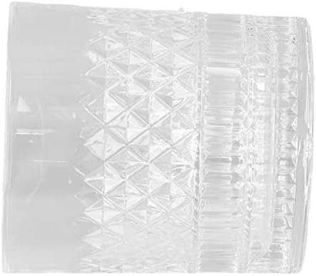 Yyqtgg זכוכית ויסקי, יישום רחב מעצב מגולף מזון זכוכית קריסטל זכוכית 300 מל קיבולת לוויסקי
