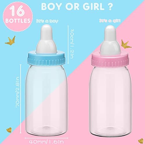 32 יחידות 4 סנטימטרים תינוק מקלחת מיני חלב בקבוק תינוק מקלחת האכלת בקבוק מיני תינוק בקבוקי תינוק מקלחת טובות פלסטיק