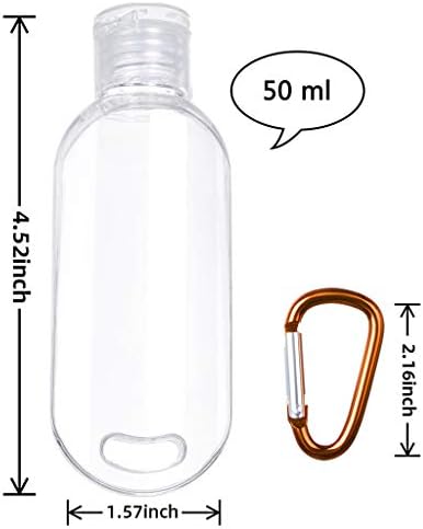 מכסה סט כוס אקרילי 4 יחידות בקבוקים אטומים דליפות מכולות מחזיק מפתח צלול צלול נטייה ריקה לניקיון ניקוי פלסטיק משקפי ירייה 2