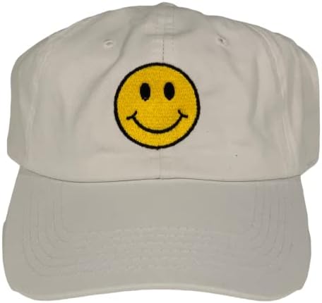 כובע פנים סמיילי גברים ונשים לא מובנים רקומים בארהב גודל אחד מתאים לכולם