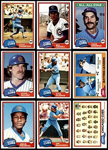 1981 Topps Chicago Cubs Team Set Chicago Cubs NM/MT Cubs