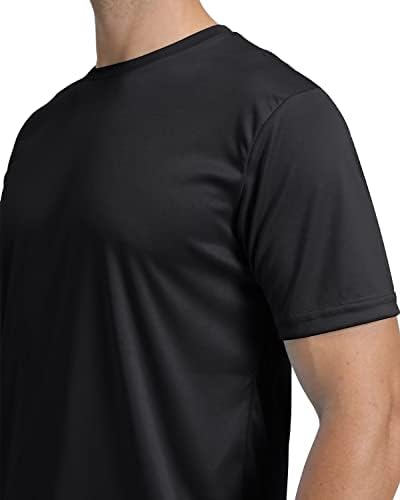 חולצות שחייה של שרוול קצר של Kefitevd, חולצות שחייה בגברים הגנה מפני שגיאה אימון דיג חולצות אתלט