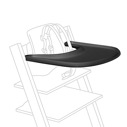 מגש סטוקה, לבן-מעוצב באופן בלעדי לכיסא טריפ טראפ + סט תינוק טריפ טראפ-נוח לשימוש ונקי-עשוי מפלסטיק ללא פלסטיק-מתאים לפעוטות