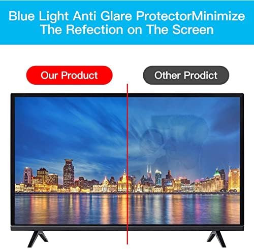 מגן מסך טלוויזיה קלוניס, סרט מסנן אור 32-75 אינץ 'סינון סינון אור כחול אנטי-בוהק אנטי-סקרט פנל מגן על העיניים