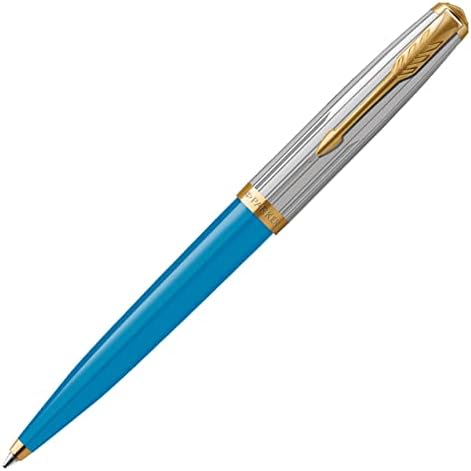פארקר רשמי 51 מורשת מודרנית על בסיס שמן עט עט יוקרה מותג יוקרה מתנה טורקיז GT 2169140