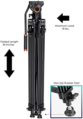 אלומיניום צינור מרובע מקצועי 72 חצובה עבור ניקון מאקרו רגיל 55 ממ f/2.8 מיקרו ניקור