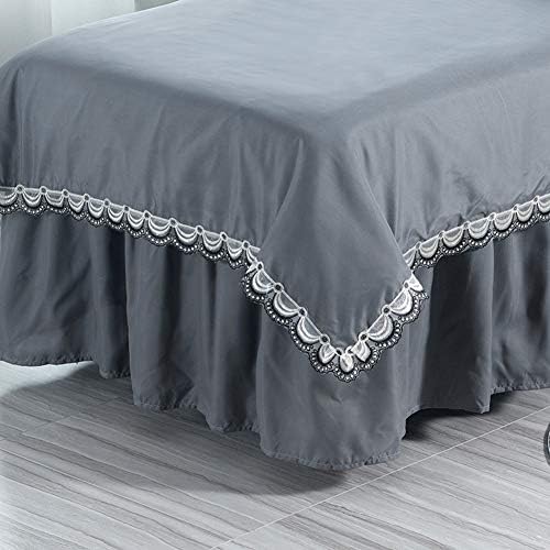 ערכות גיליון שולחן עיסוי בבד ז'קארד, כיסוי מיטת יופי טלאי סלון פשוט מעסה גוף מיטה מיטת מיטה מיטה -C 190x80 סמ