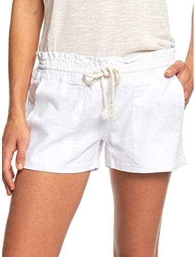 מיאשוי קצר מכנסיים קצרים לנשים נשים מכנסיים קיץ מזדמן מותניים מכנסיים אלסטי קומפי חוף שרוך הריון מכנסיים קצרים