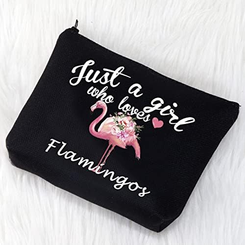 CMNIM Flamingo מתנות לתיק הקוסמטי הפלמינגו שלה רק ילדה שאוהבת תיק איפור פלמינגו מתנות חובבות פלמינגו