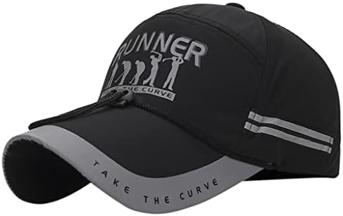 חיצוני רעיוני בייסבול כובע מתכוונן שרוך לילה ריצה ספורט כובעי קל משקל לנשימה חוף כובעים