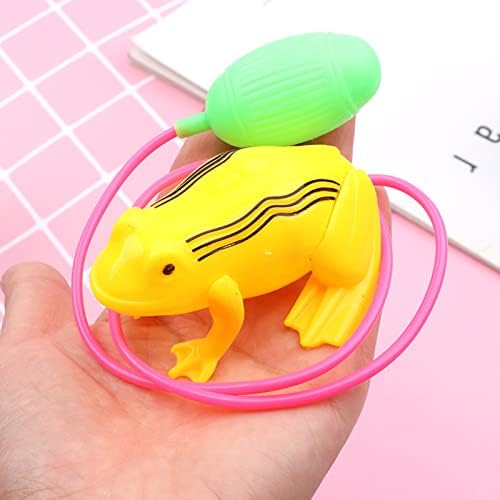 Wsklinft 3pcs צעצוע צפרדע מקלה על שעמום פשוט שימוש שימושי תנין/סוס קופץ צעצועים תואם לילדים בצבע אקראי A