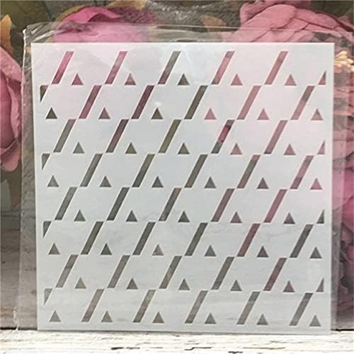כוכב דוט גלי עלים מרקם עשה זאת בעצמך קרפט שכבות שבלונות-לשימוש חוזר דקורטיבי תבנית נייר עבור קיר עץ שירבוטים