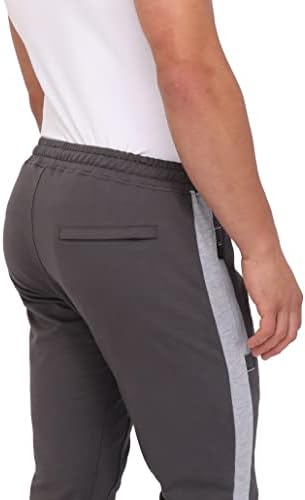 בגדי ספורט SCR 33/36 מכנסי ג'וג'ר מפוספסים לגברים מכנסי טרנינג מכנסיים אימונים מכנסי אימון רזים ארוכים