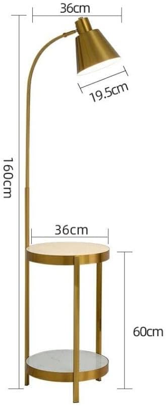 מנורת שולחן קפה שולחן רצפת אור סלון ספה מיטת חדר שינה עם מדף אנכי רצפת מנורה