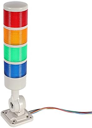 אורות ערימת מגדל LOBAN LED, אורות אזהרת אות תעשייתיים, מנורת מגדל עמודים נורות אנורות עם בסיס סיבוב, ניתן להחלפה