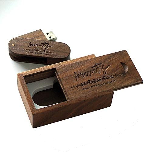 מערבולת עץ בהתאמה אישית עץ אגוז עץ 8 ג'יגה -בייט 16 ג'יגה -בייט כונן הבזק USB; עץ חרוט USB כונן קופסת עץ