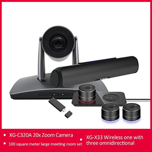 מערכת ועידת וידאו של קסונגו זום אופטי פי 20 1080 פני מצלמת ועידת וידאו רחבה זווית מלאה ו-360