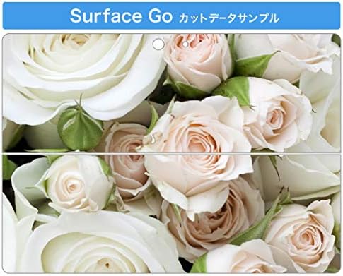 כיסוי מדבקות Igsticker עבור Microsoft Surface Go/Go 2 אולטרה דק מגן מדבקת גוף עורות 000885 ידית פרח ורד