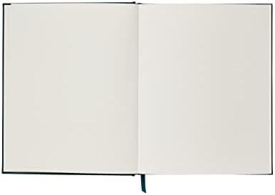 Rifle Paper Co. Curio Curio Sketchbook Sketch Regickbook, 108 דפים ריקים, סימניות סרט גרוסגריין וקשירת שוט, כיסוי