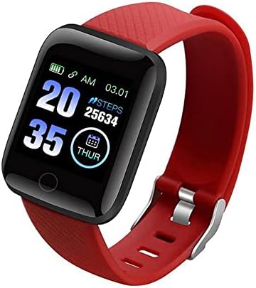 שעון חכם, Call ו- SMS תזכורות Smartwatch עבור iOS ואנדרואיד עם דופק, חמצן דם ולחץ, צג שינה, כושר בריאותי עמיד למים צמיד חכם